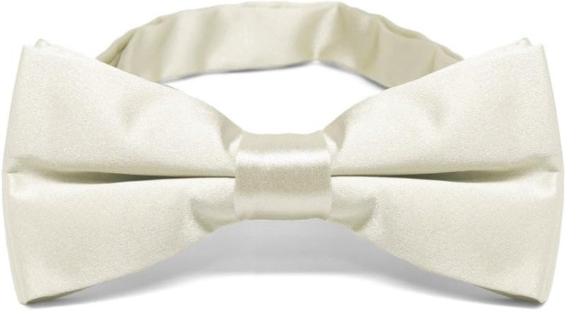 tiemart Pre-Tied Adjustable Men's Band Collar Bow Tie - Image 1